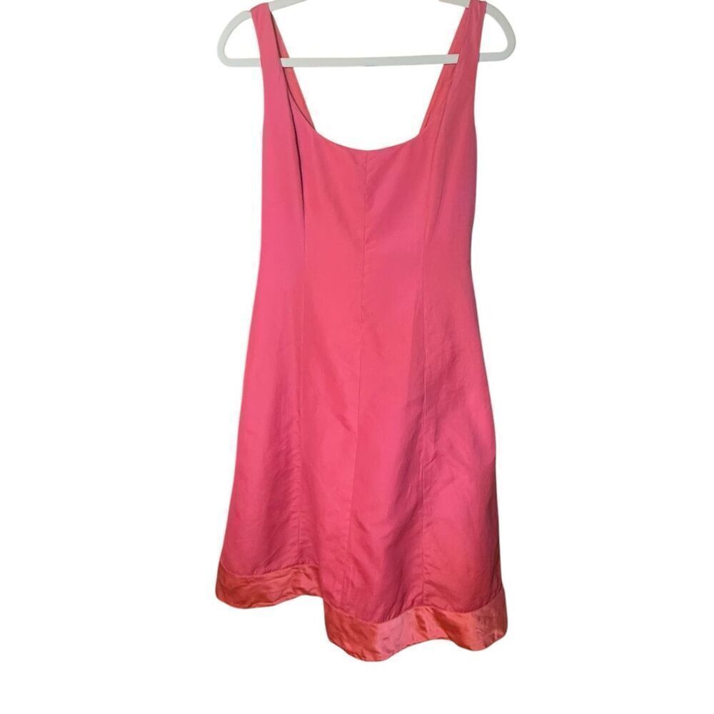 J. Crew Womens Bright Pink A-line Prom Formal Sleeveless Tulle Dress Sz‎ 6
